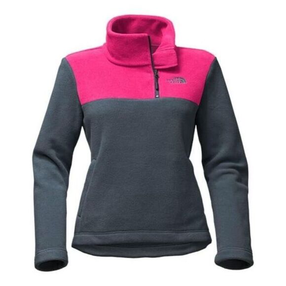 The North Face Women's Tolmiepeak Pullover Sweatshirt size XL Pink Gray - Picture 1 of 14